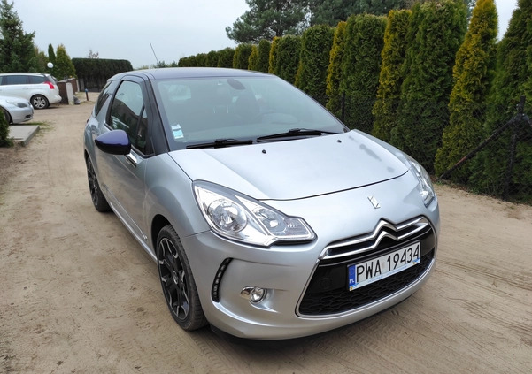 Citroen DS3 cena 21900 przebieg: 156832, rok produkcji 2013 z Wągrowiec małe 56